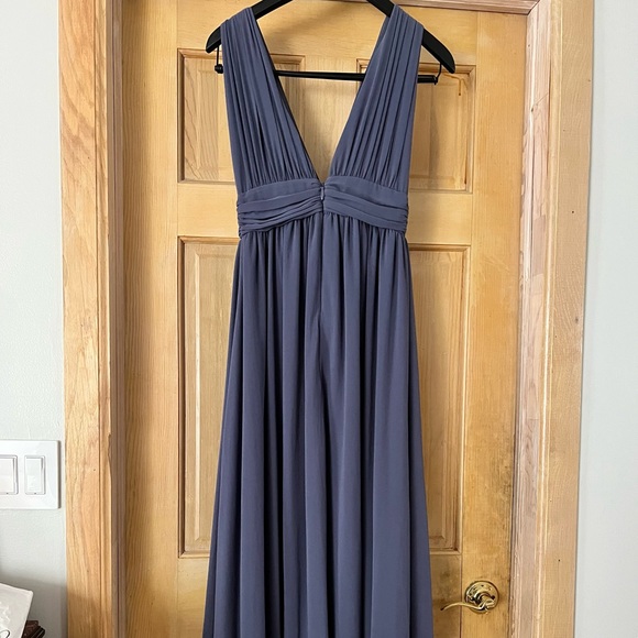 Lulus Heavenly Hues Denim Blue Maxi Dress - Picture 4 of 6